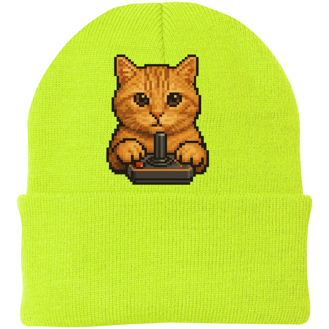 CP90 Port & Company Knit Beanie - Neon Yellow