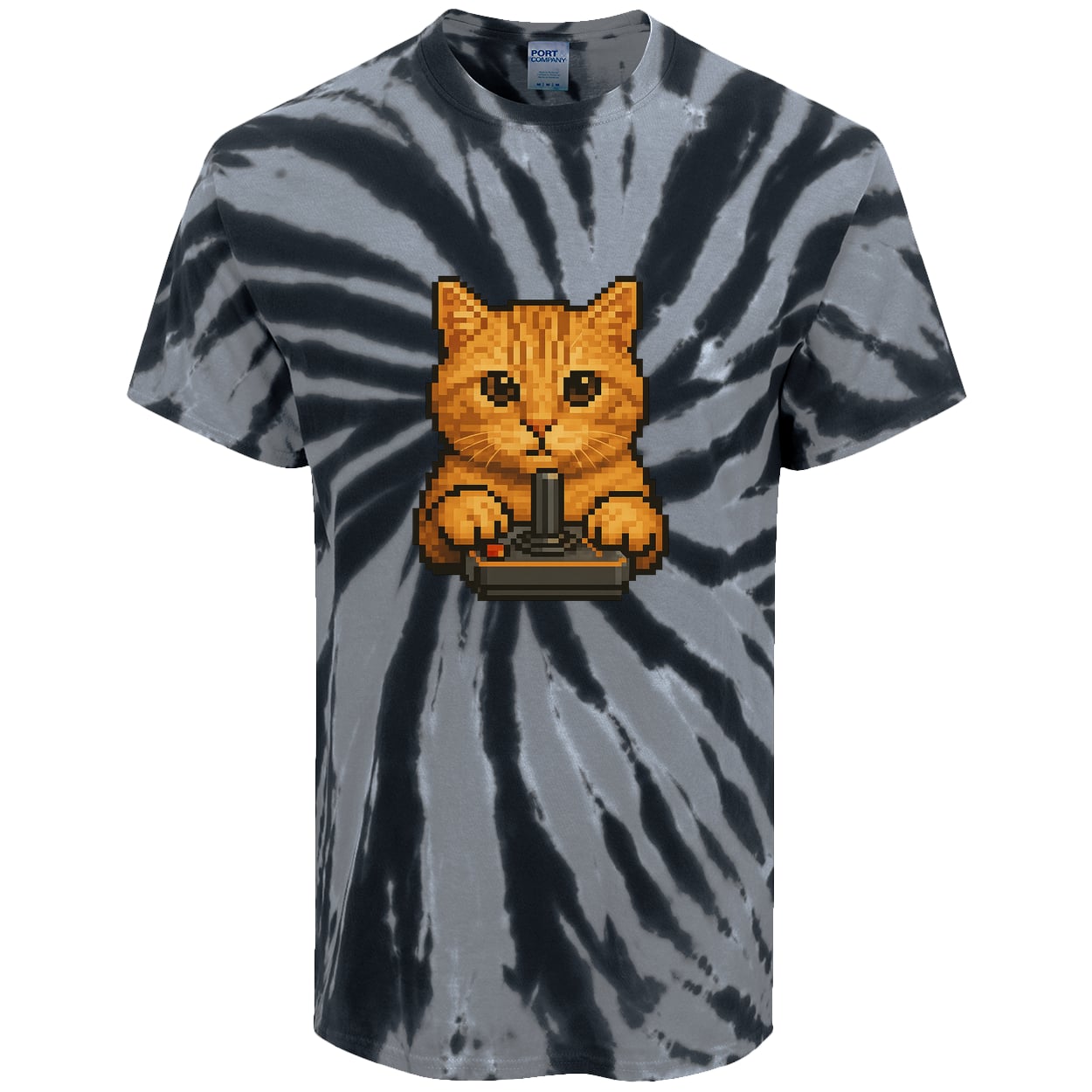 PC147 Port & Company Tie-Dye Tee - Black