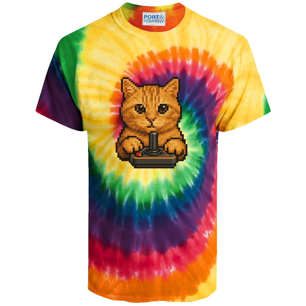 PC147 Port & Company Tie-Dye Tee - Rainbow