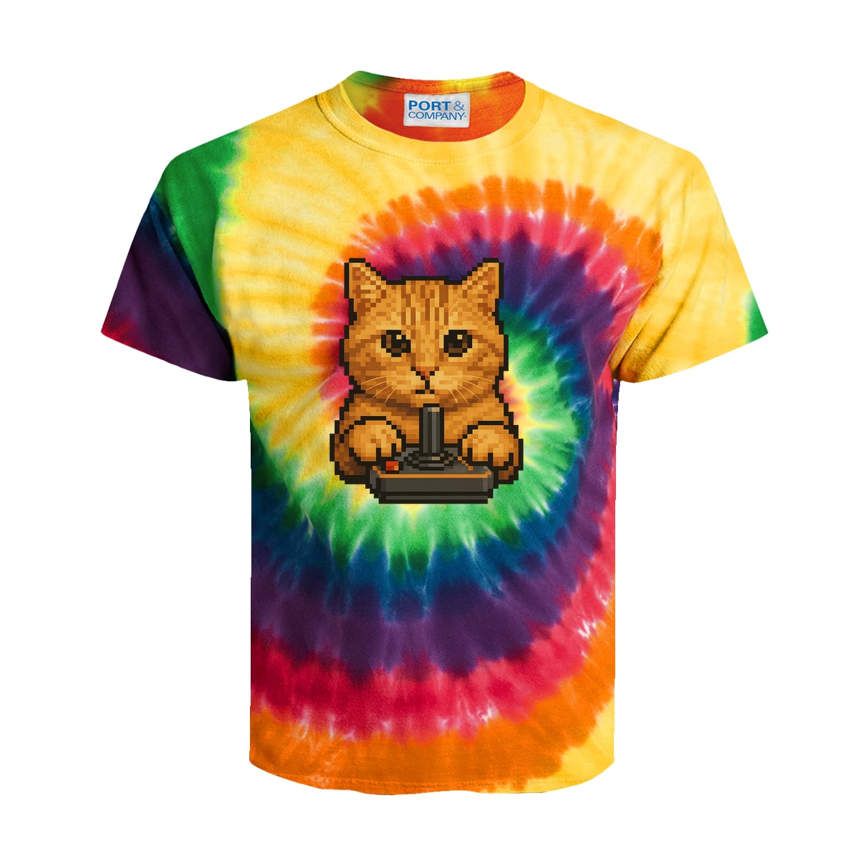 PC147Y Port & Company Kids Tie-Dye Tee - Rainbow