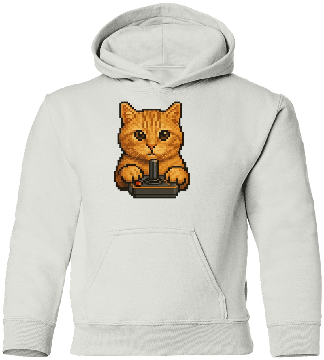 G185B Gildan Youth Pullover Hoodie - White