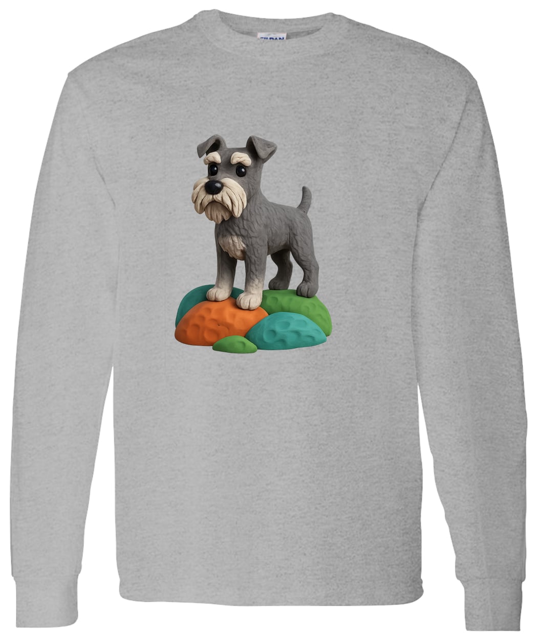 G540 LS T-Shirt 5.3 oz. - Sport Grey