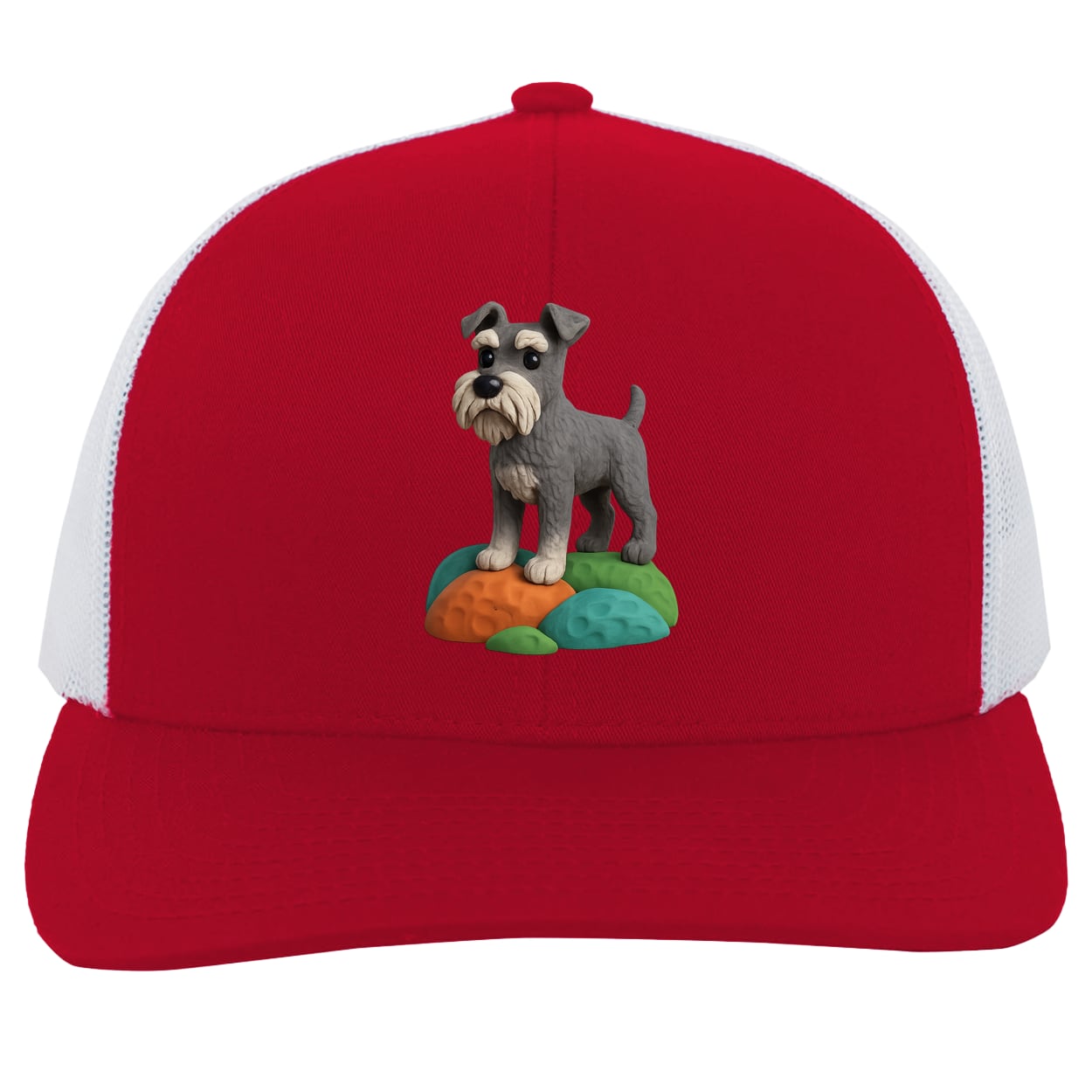 104C Trucker Snap Back - Red/White