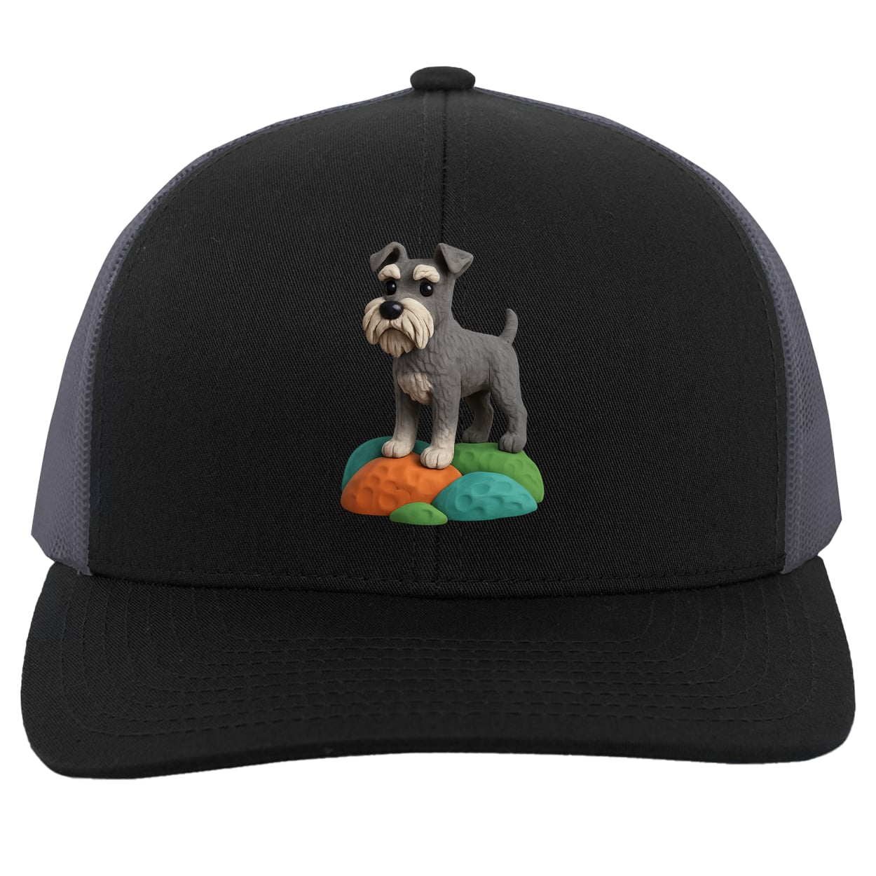 104C Trucker Snap Back - Black/Graphite