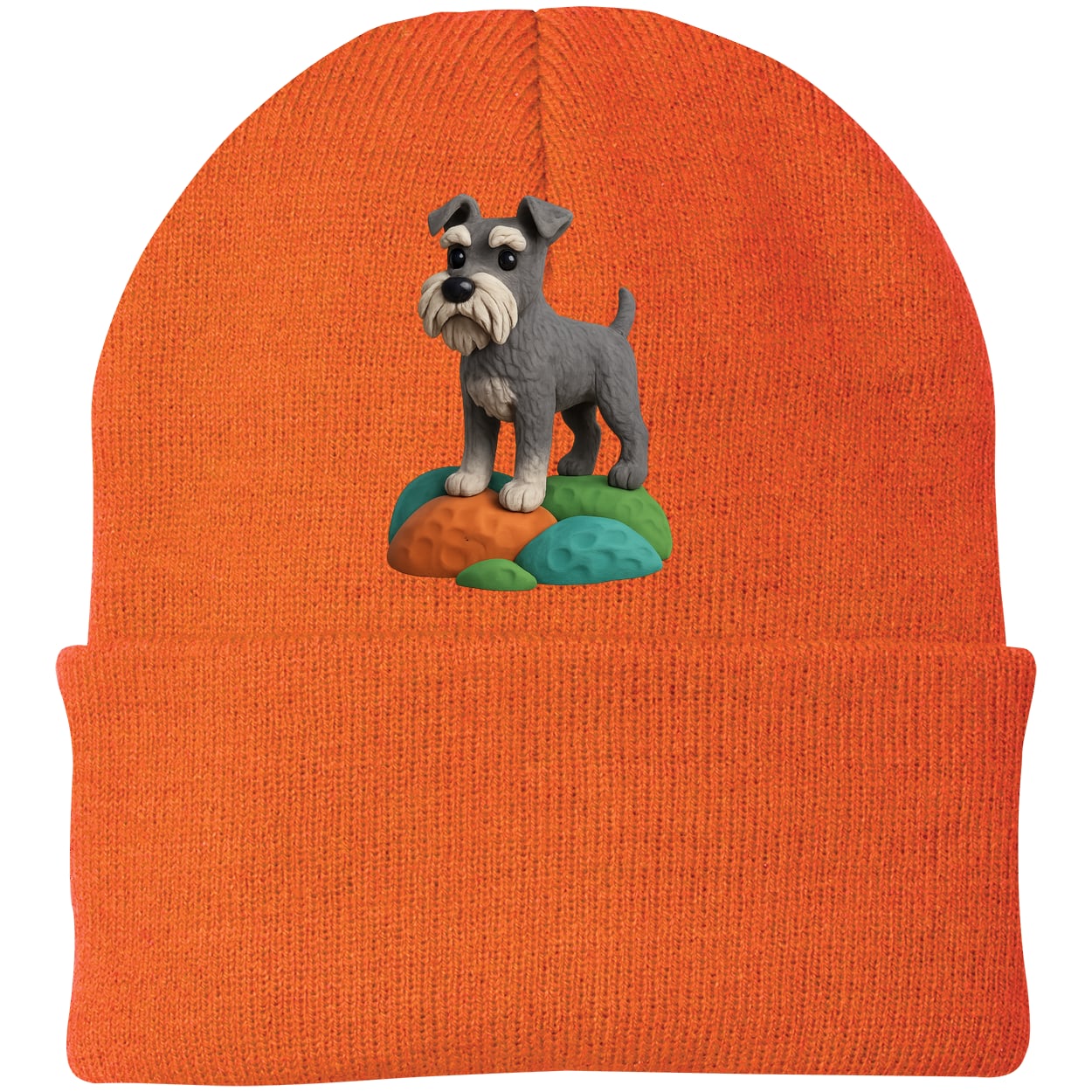 CP90 Port & Company Knit Beanie - Neon Orange