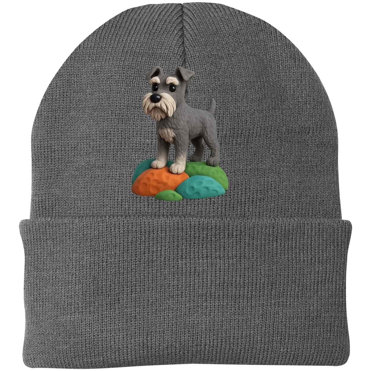 CP90 Port & Company Knit Beanie - Athletic Oxford