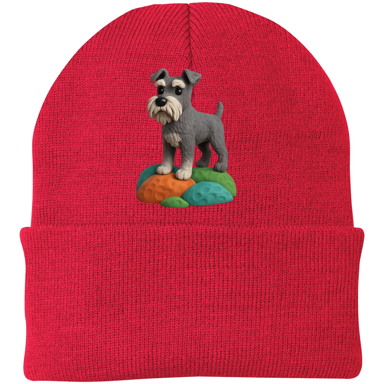 CP90 Port & Company Knit Beanie - Athletic Red