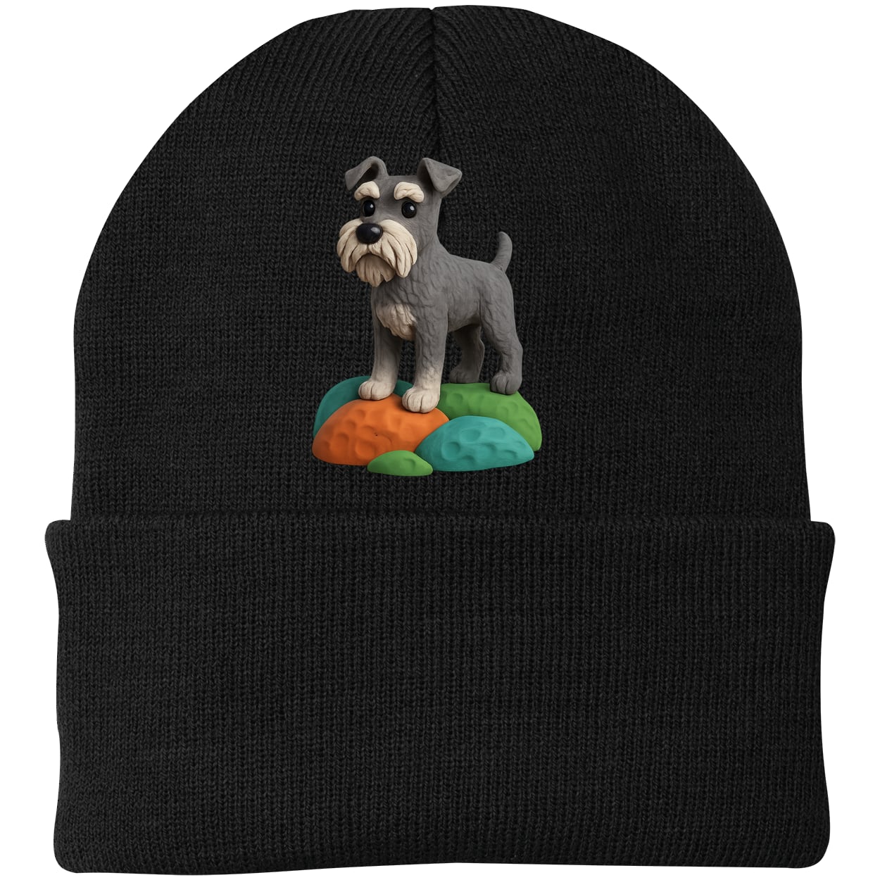 CP90 Port & Company Knit Beanie - Black