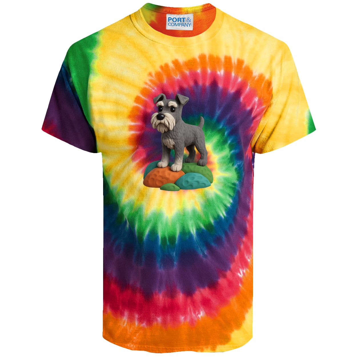 PC147 Port & Company Tie-Dye Tee - Rainbow