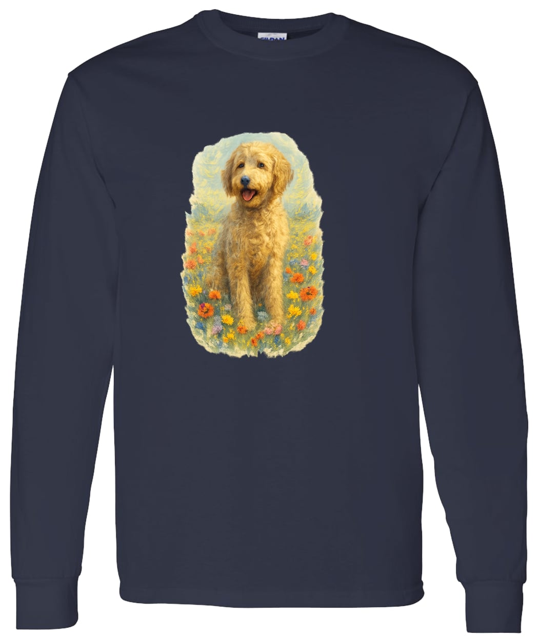 G540 LS T-Shirt 5.3 oz. - Navy