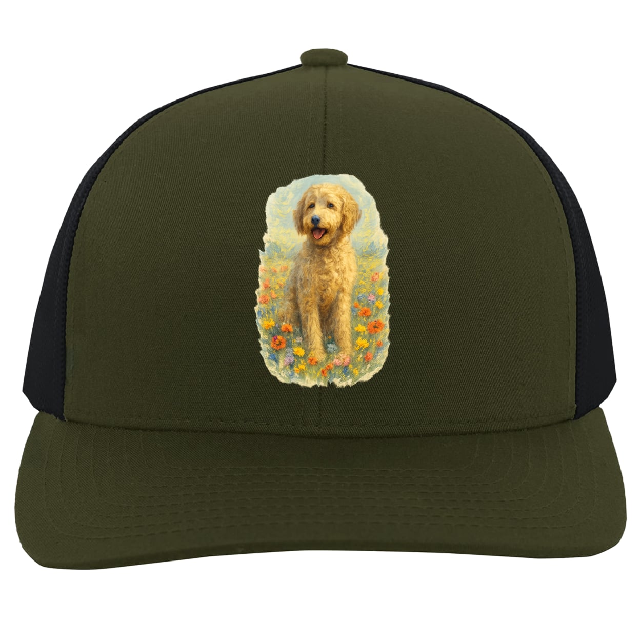 104C Trucker Snap Back - Moss/Charcoal
