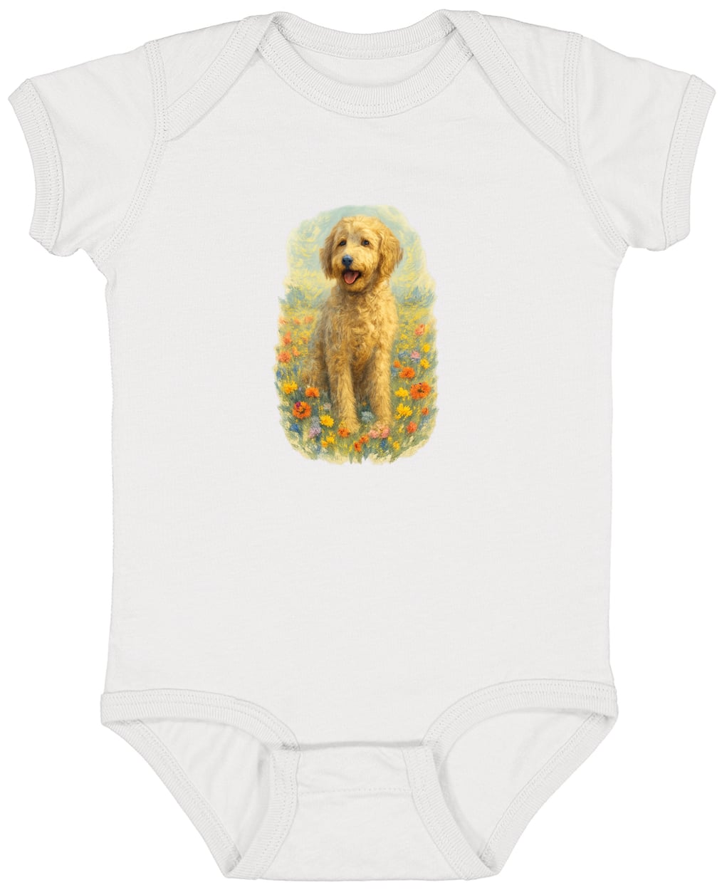 4424 Infant Fine Jersey Bodysuit - White