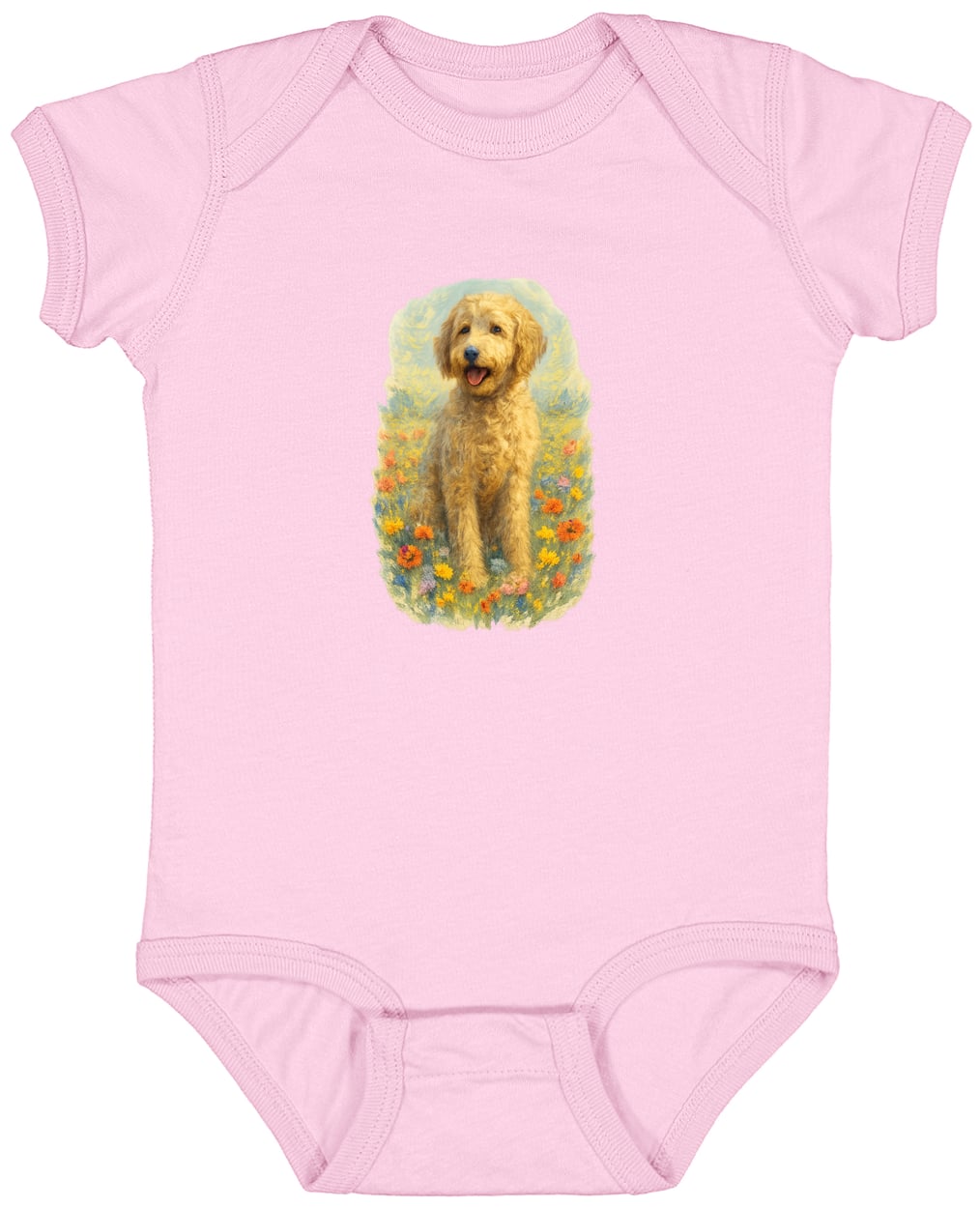 4424 Infant Fine Jersey Bodysuit - Pink