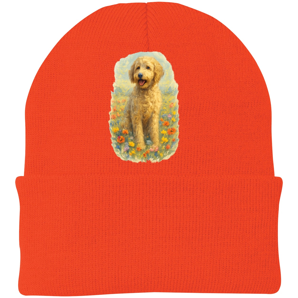 CP90 Port & Company Knit Beanie - Athletic Orange