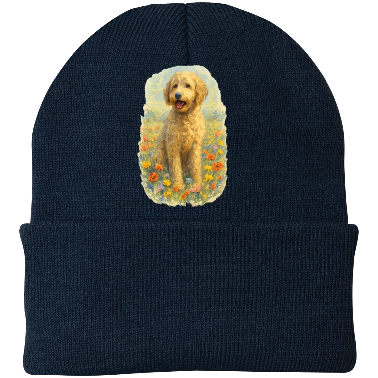 CP90 Port & Company Knit Beanie - Navy