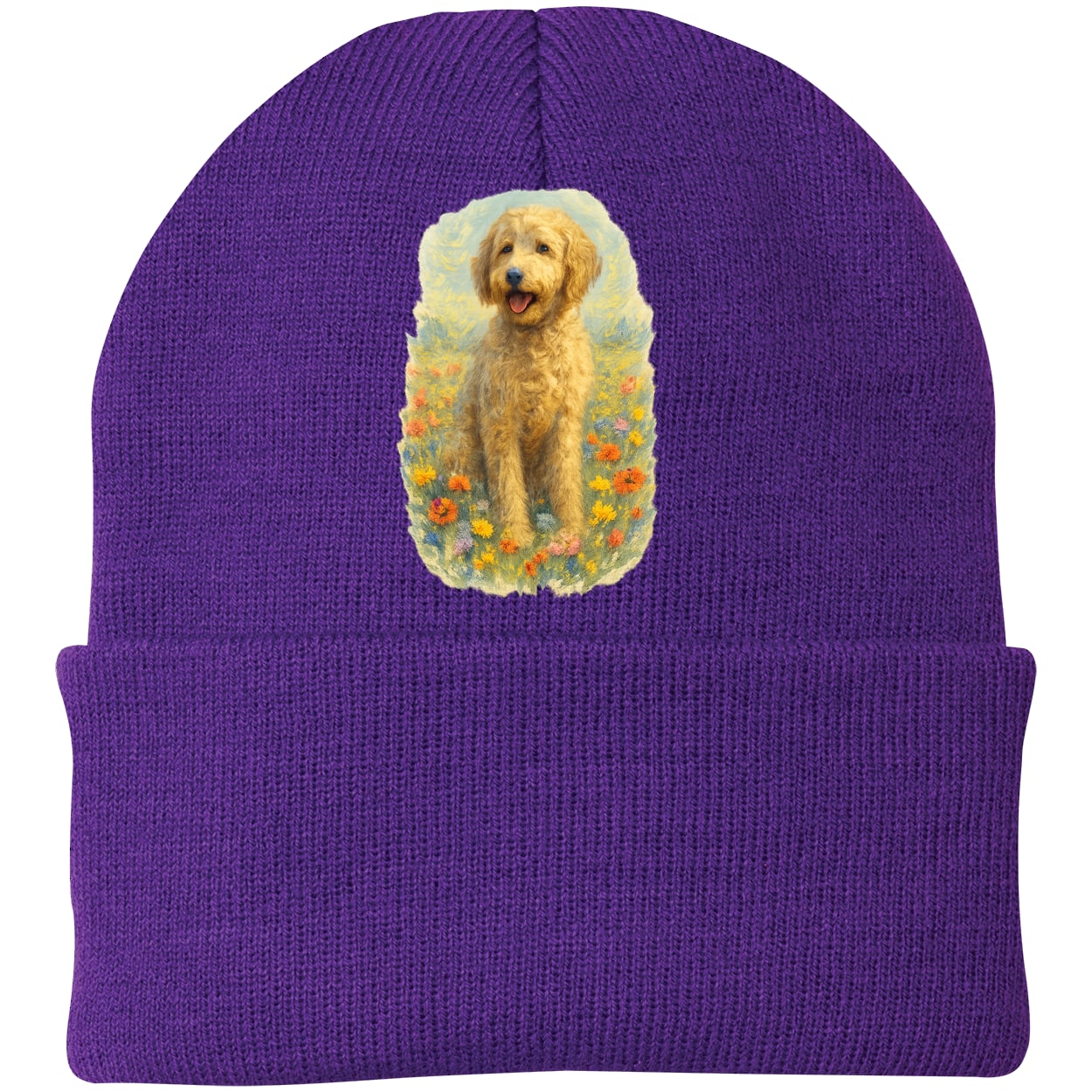 CP90 Port & Company Knit Beanie - Athletic Purple