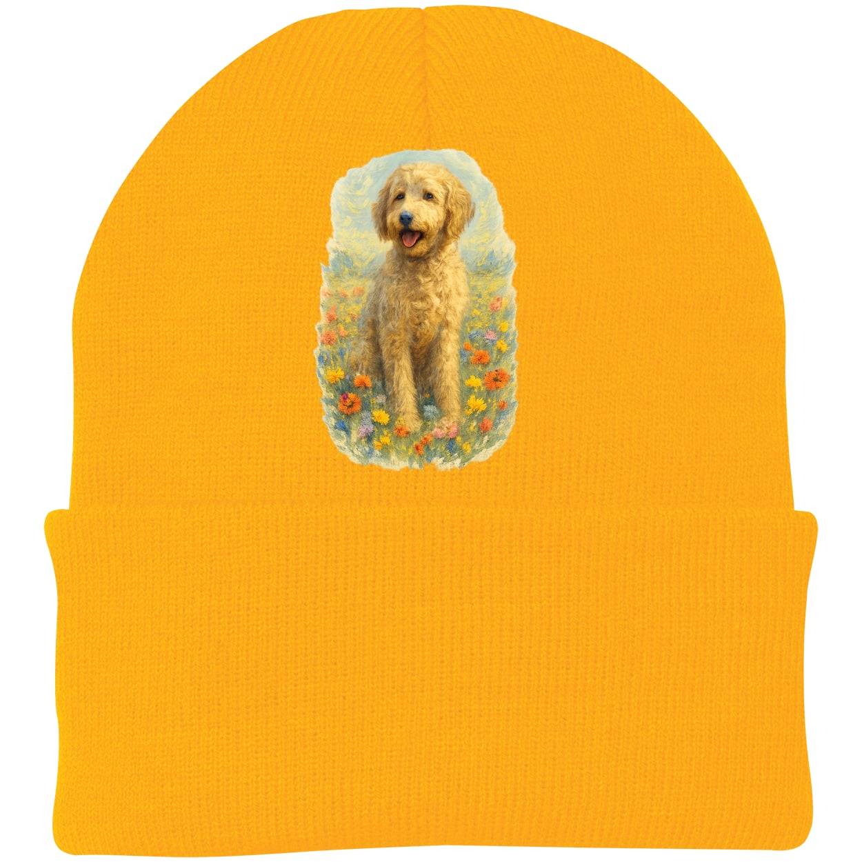 CP90 Port & Company Knit Beanie - Athletic Gold