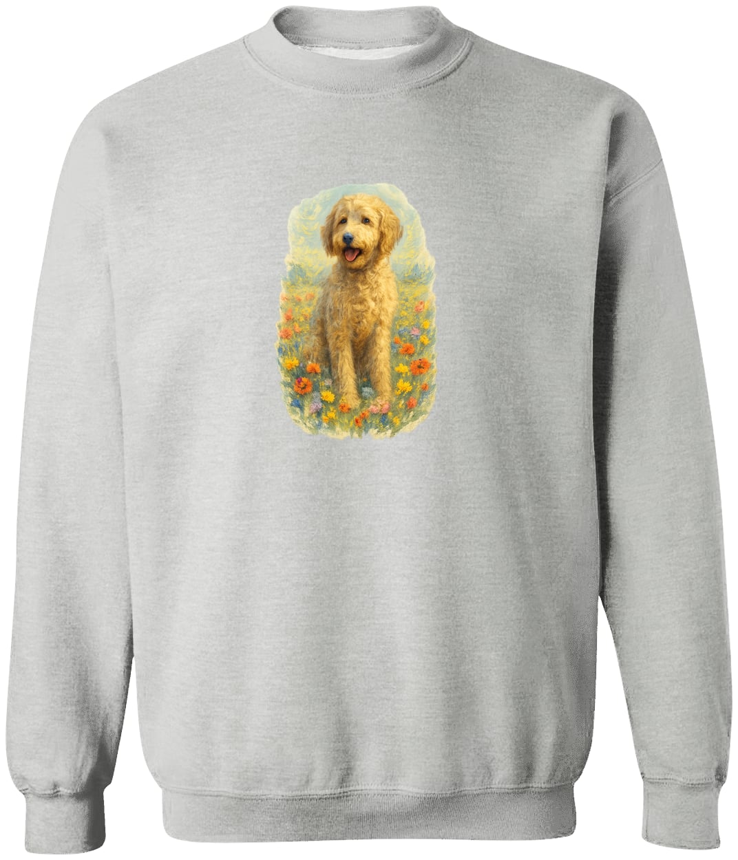 G180 Gildan Crewneck Pullover Sweatshirt - Sport Grey
