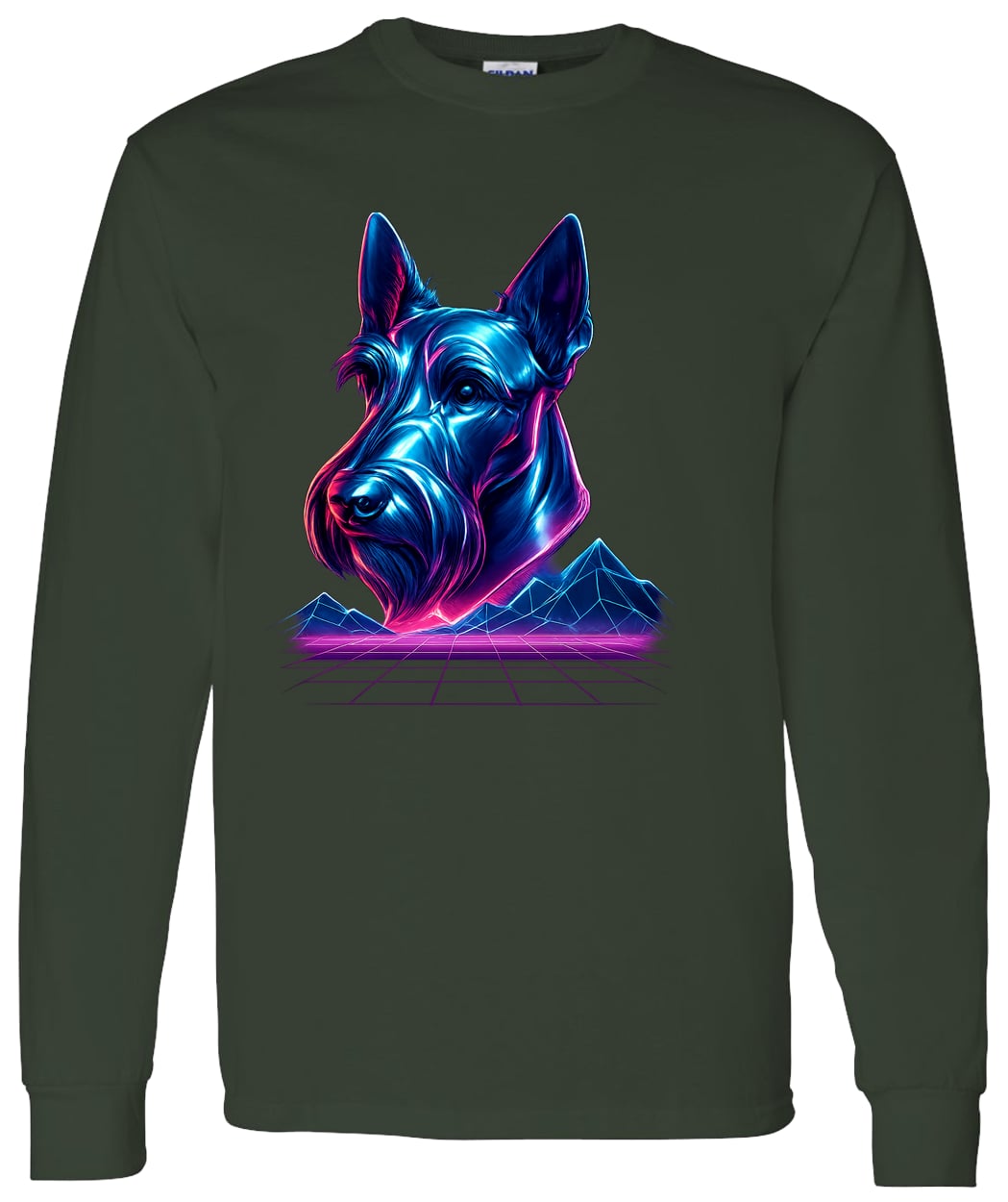 G540 LS T-Shirt 5.3 oz. - Forest Green