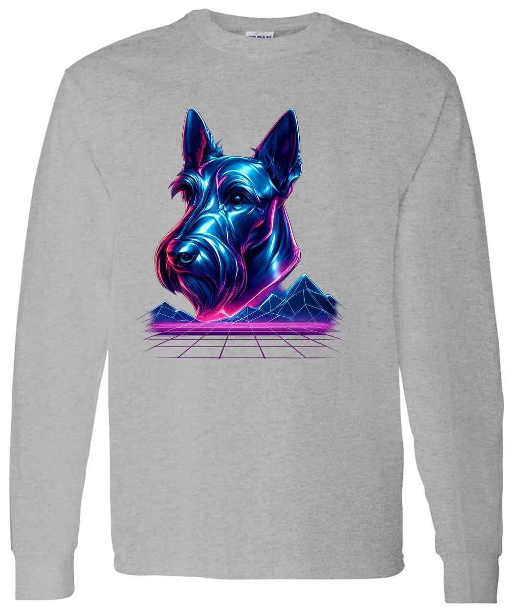 G540 LS T-Shirt 5.3 oz. - Sport Grey