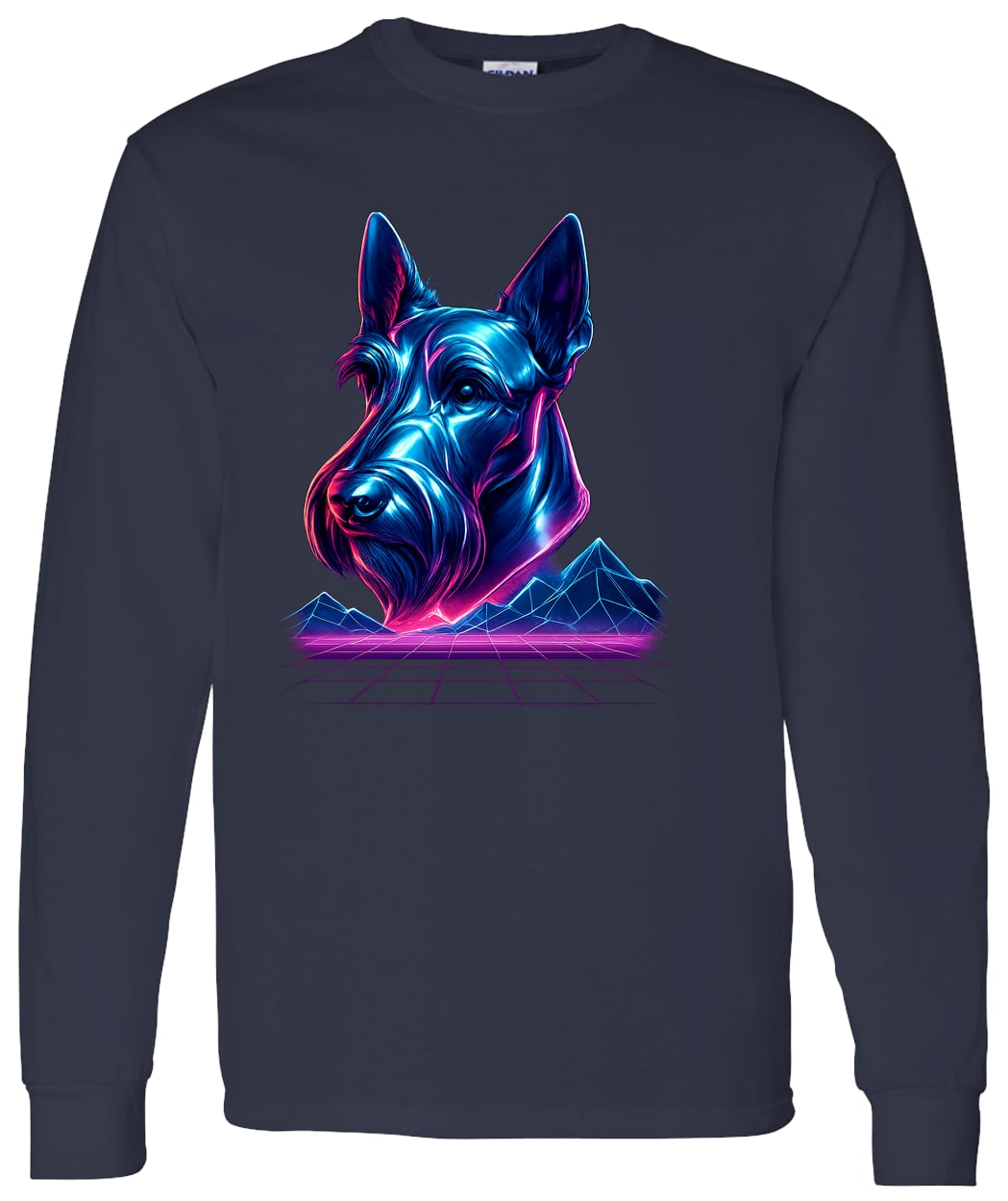 G540 LS T-Shirt 5.3 oz. - Navy
