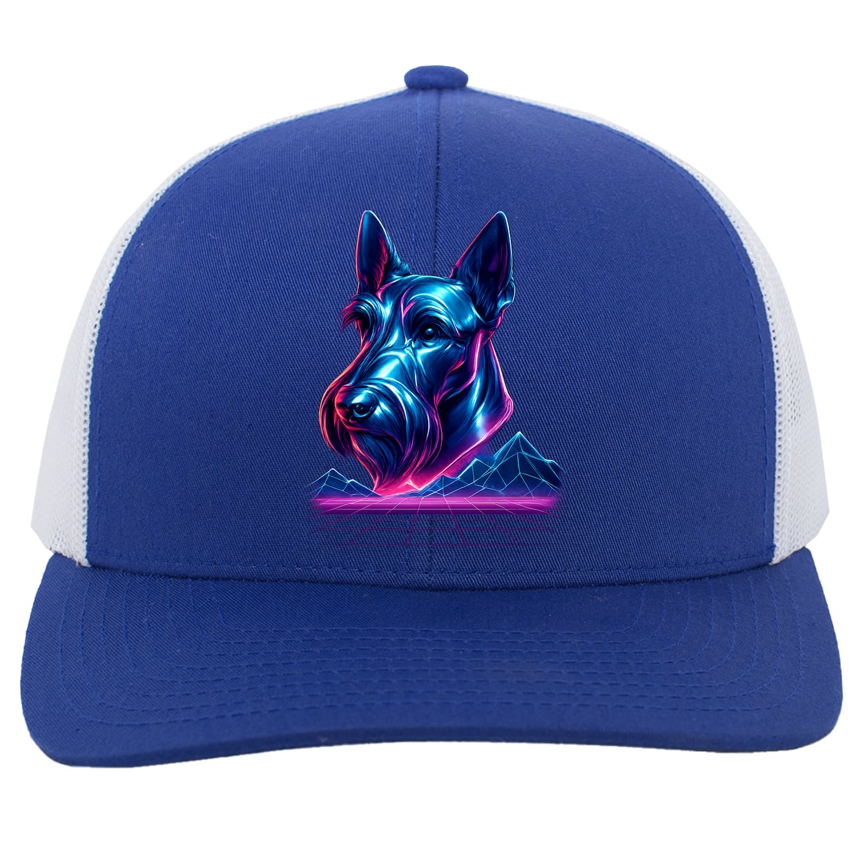 104C Trucker Snap Back - Royal/White