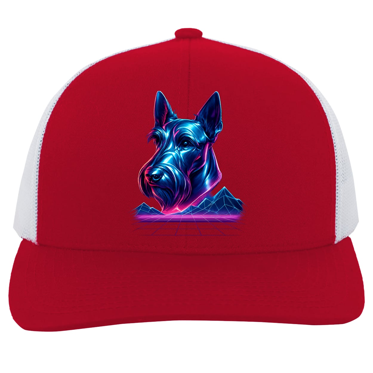 104C Trucker Snap Back - Red/White