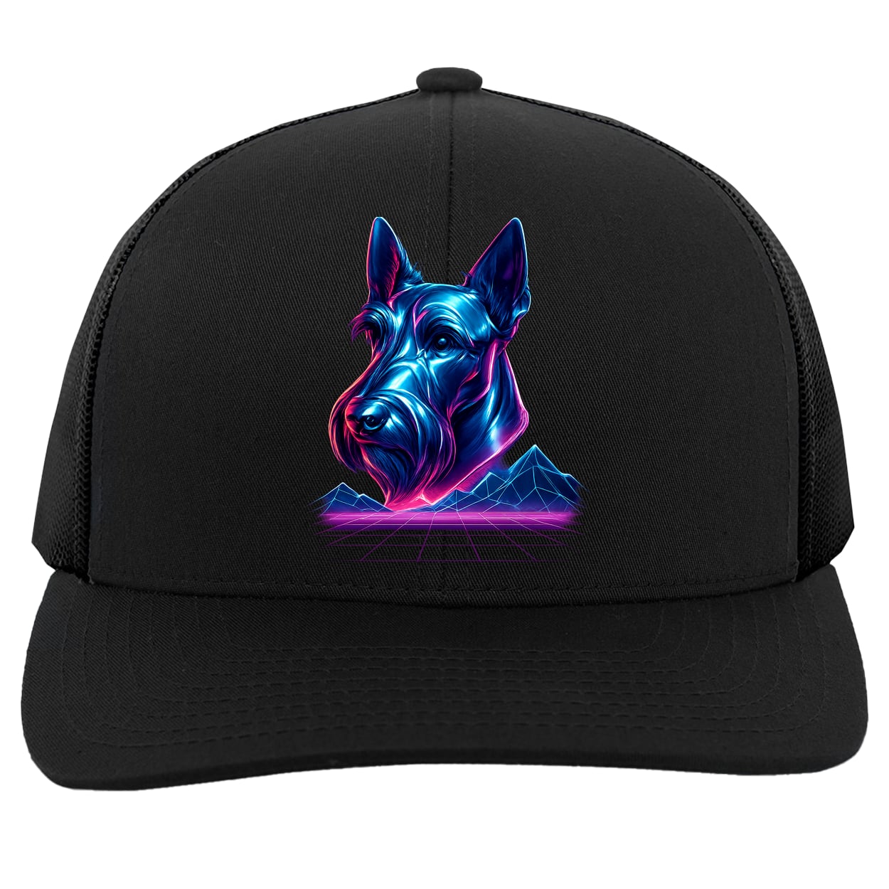 104C Trucker Snap Back - Black