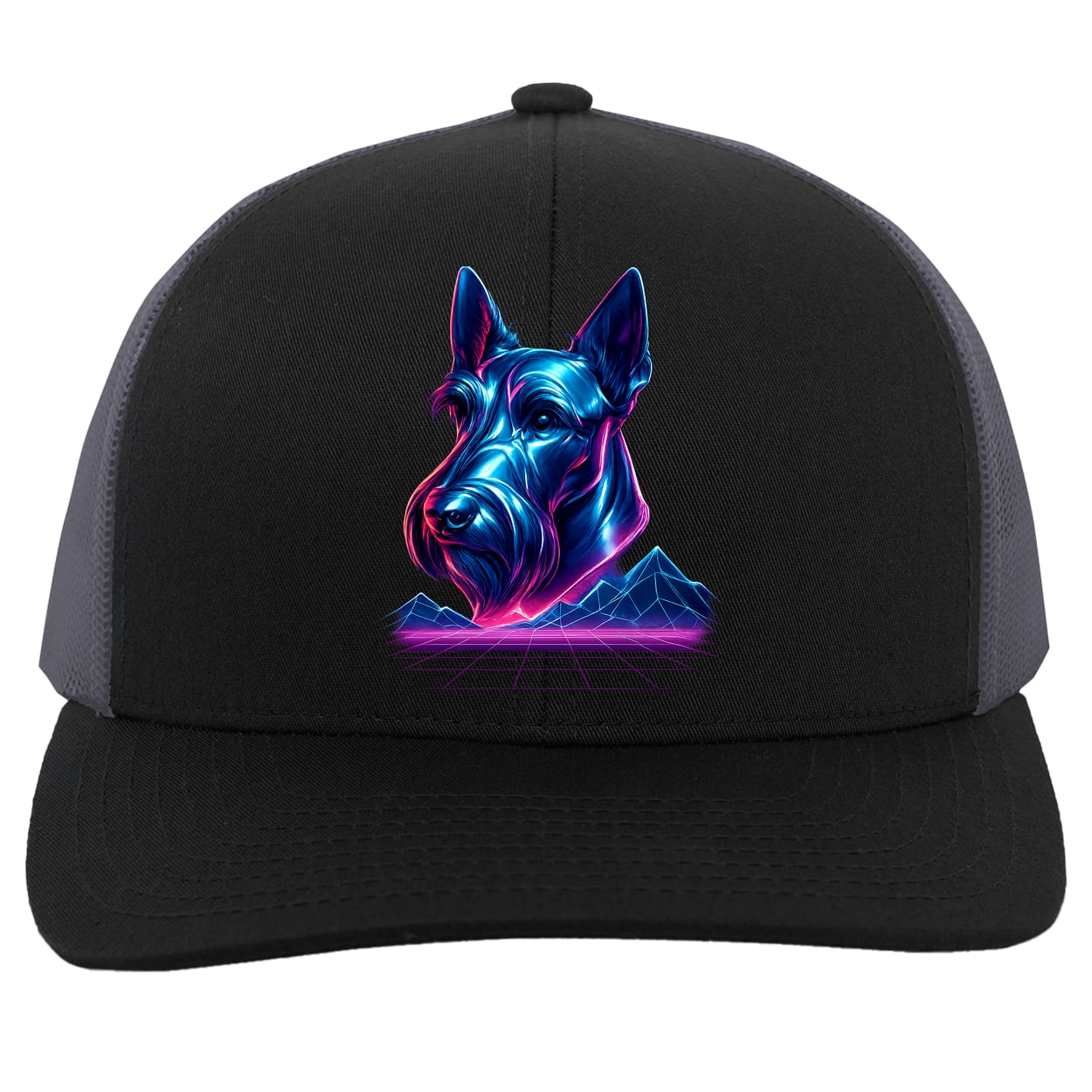 104C Trucker Snap Back - Black/Graphite