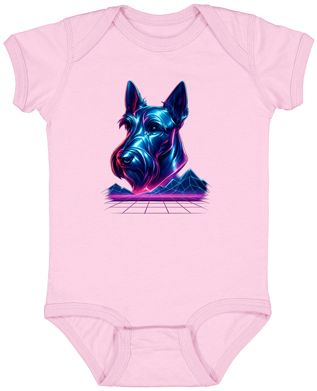 4424 Infant Fine Jersey Bodysuit - Pink