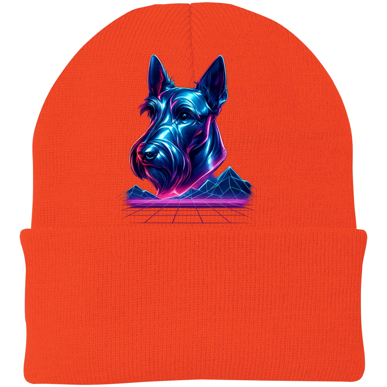 CP90 Port & Company Knit Beanie - Athletic Orange