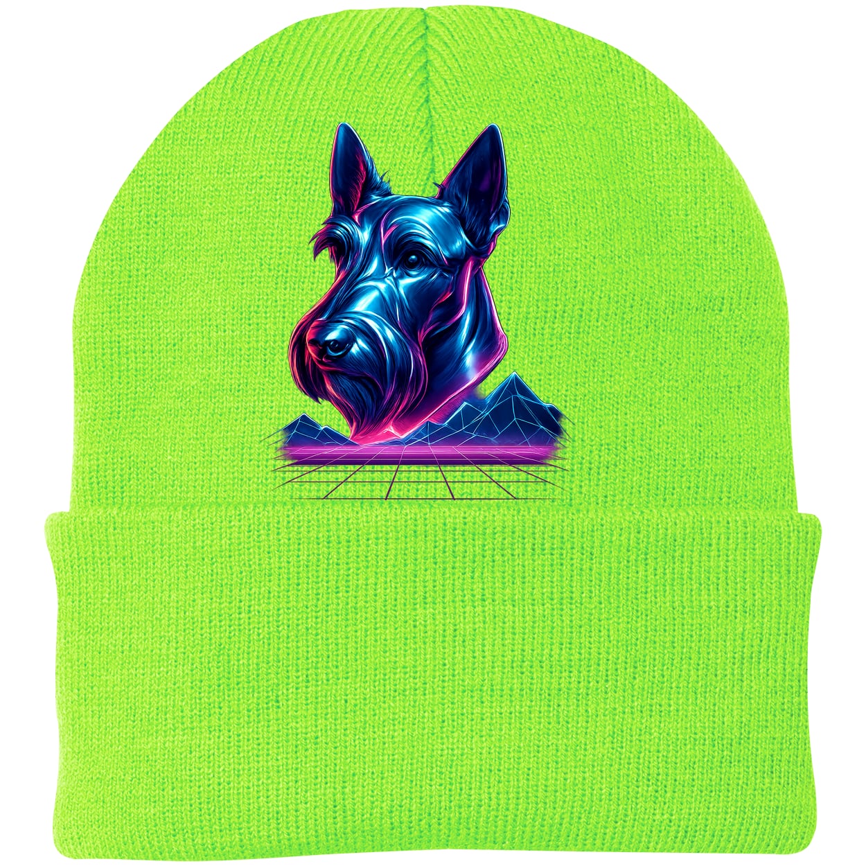 CP90 Port & Company Knit Beanie - Neon Green