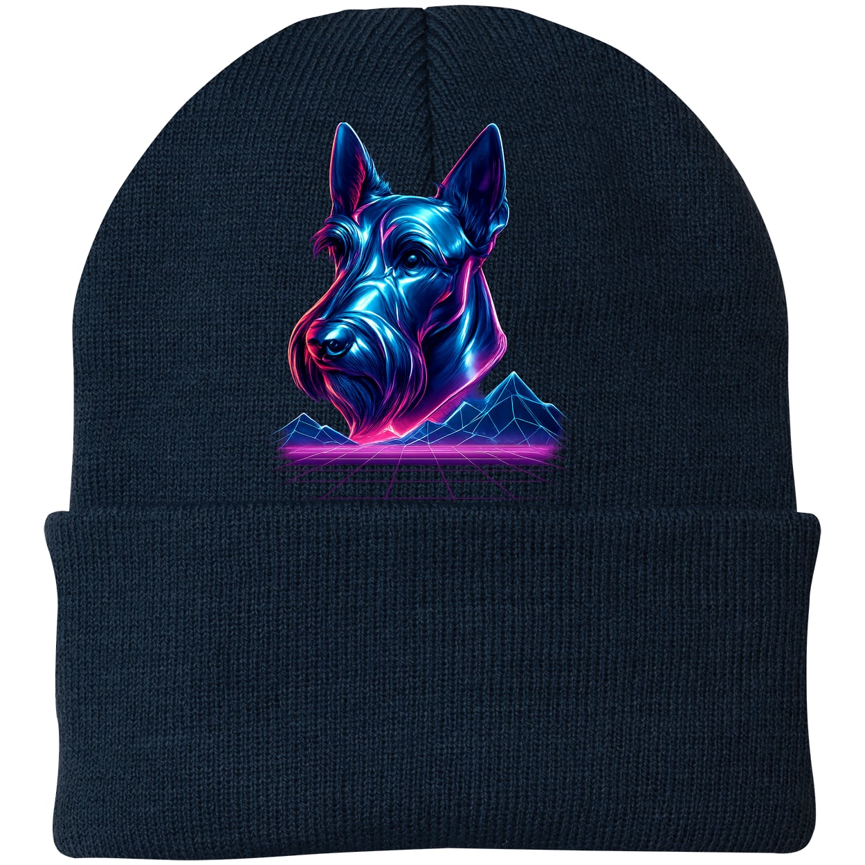 CP90 Port & Company Knit Beanie - Navy