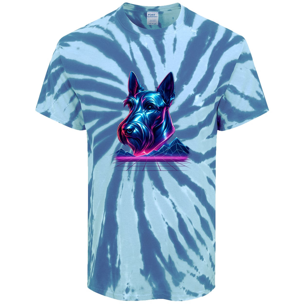 PC147 Port & Company Tie-Dye Tee - Royal