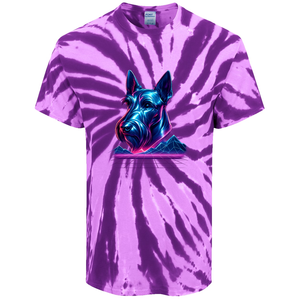 PC147 Port & Company Tie-Dye Tee - Purple