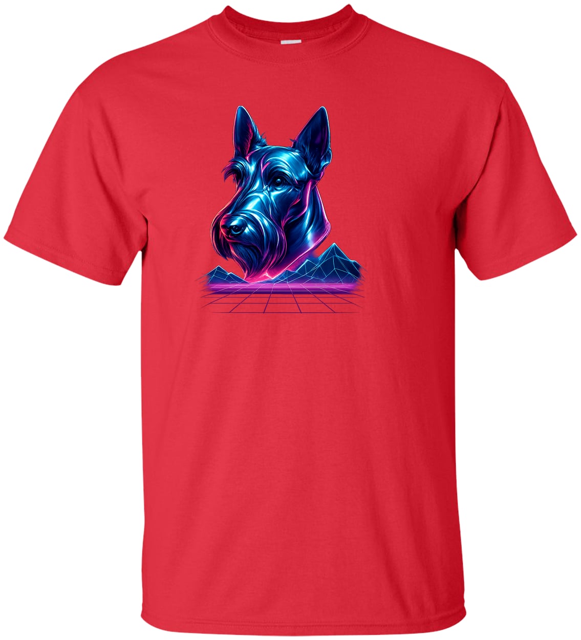 G200T Gildan Mens Tall Ultra Cotton Tee - Red