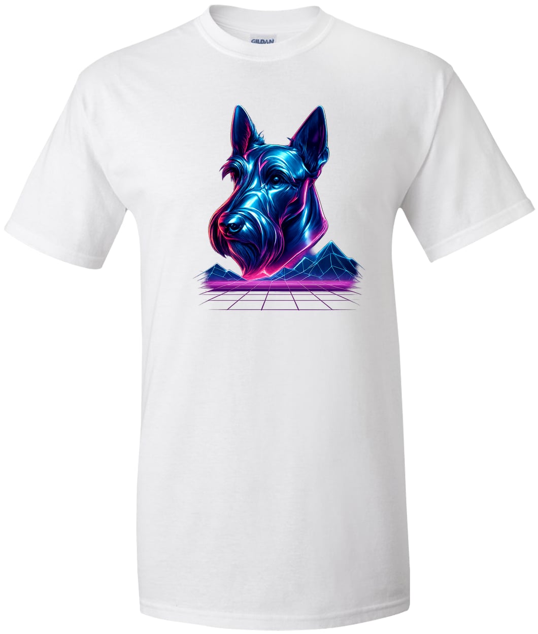 G200T Gildan Mens Tall Ultra Cotton Tee - White