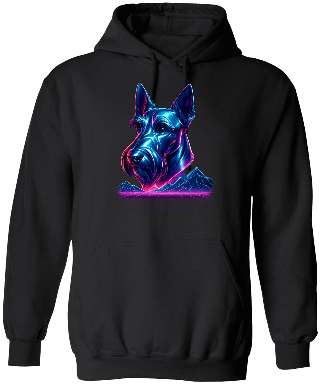 G185 Gildan Pullover Hoodie - Black