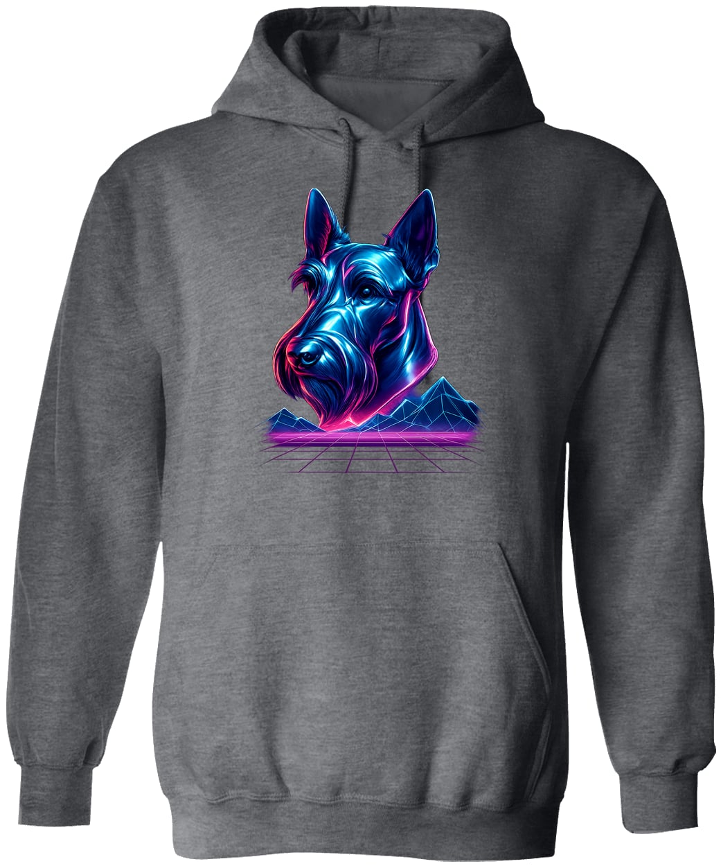G185 Gildan Pullover Hoodie - Dark Heather