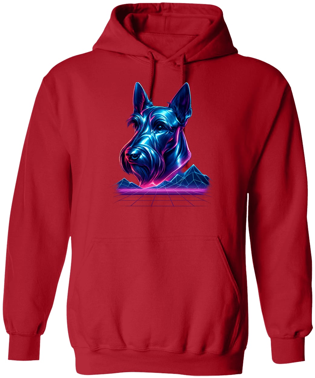 G185 Gildan Pullover Hoodie - Red