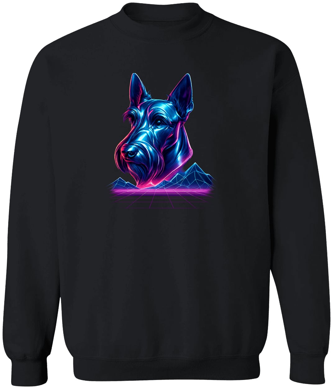 G180 Gildan Crewneck Pullover Sweatshirt - Black