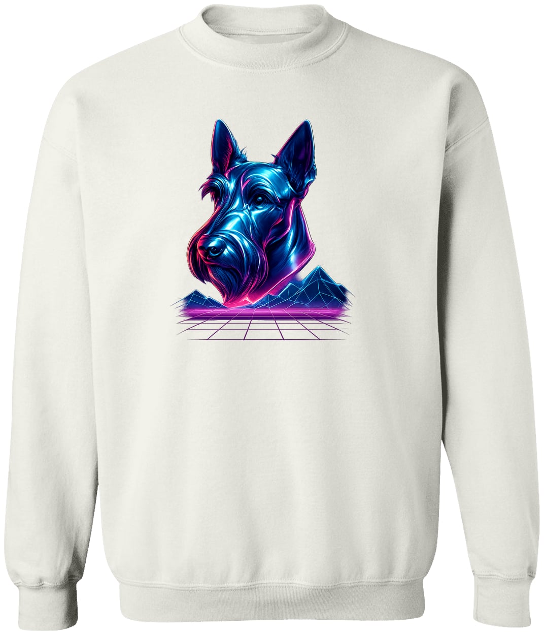 G180 Gildan Crewneck Pullover Sweatshirt - White