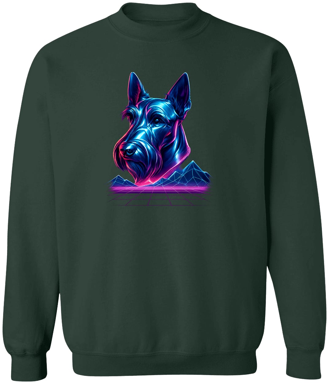 G180 Gildan Crewneck Pullover Sweatshirt - Forest Green