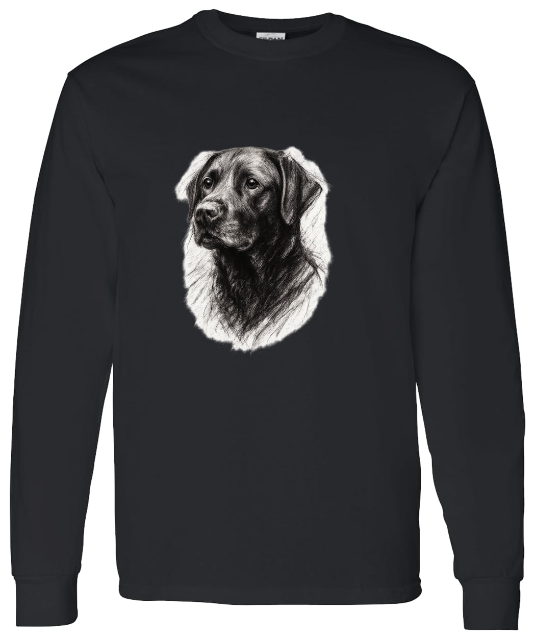 G540 LS T-Shirt 5.3 oz. - Black