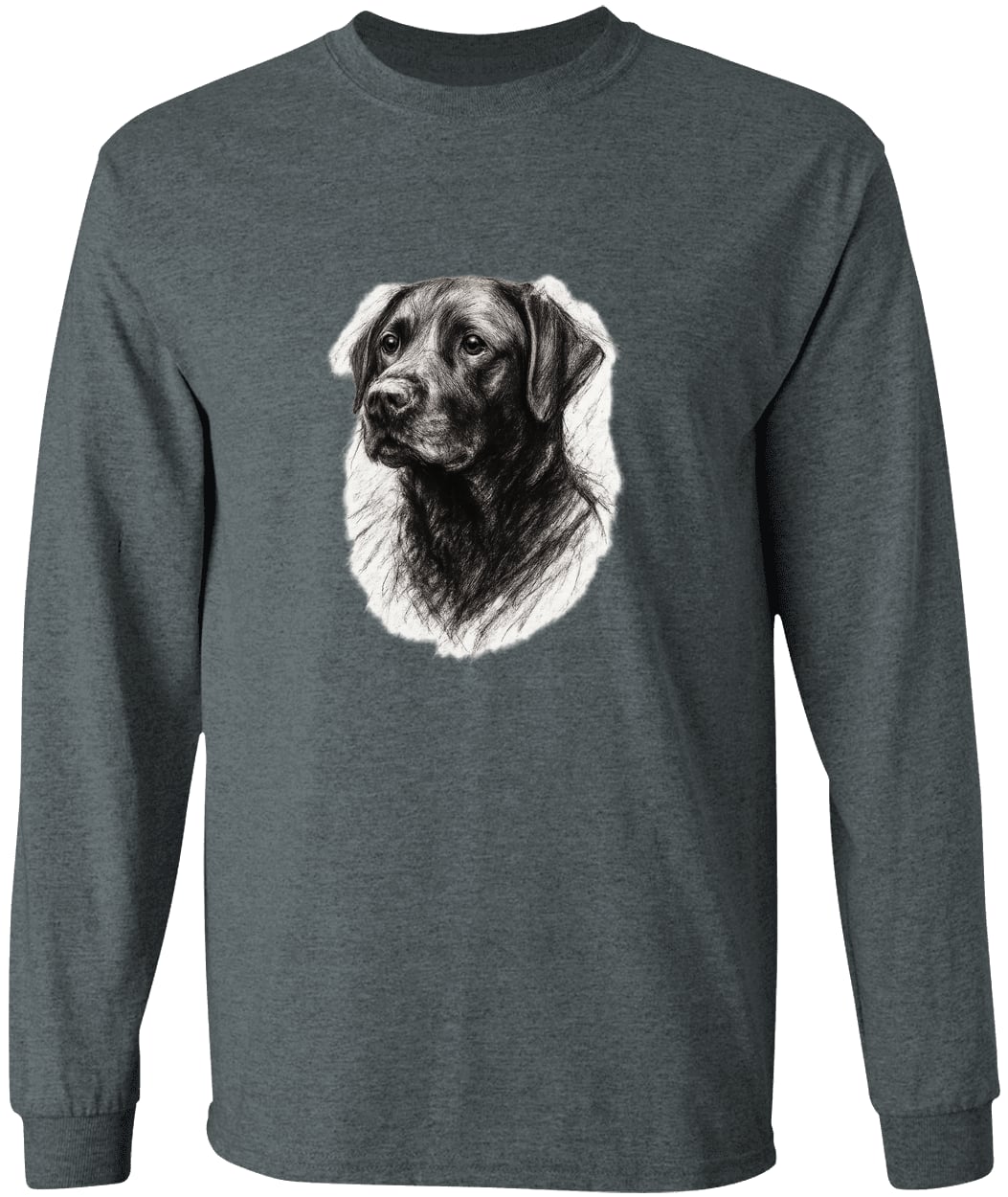 G540 LS T-Shirt 5.3 oz. - Dark Heather