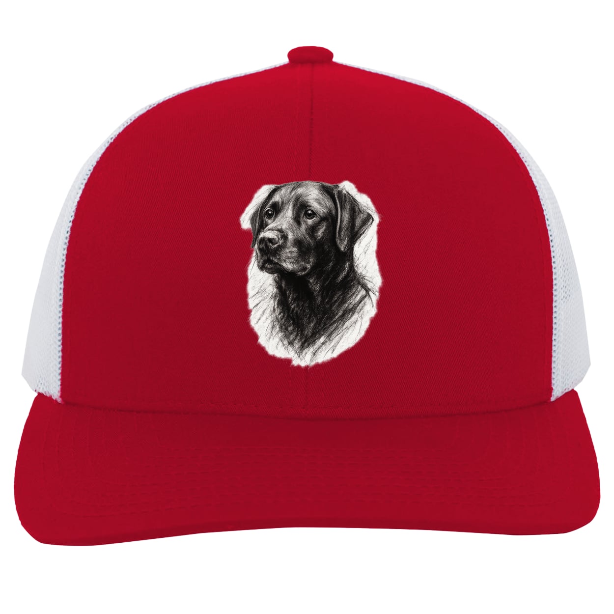 104C Trucker Snap Back - Red/White