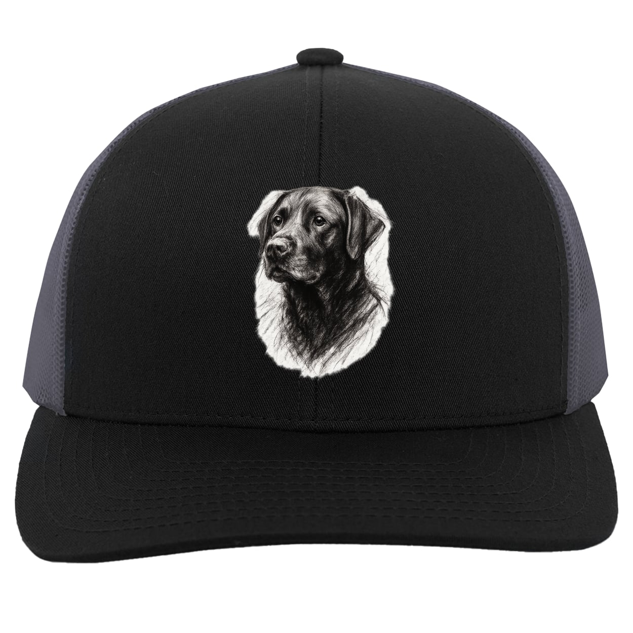 104C Trucker Snap Back - Black/Graphite