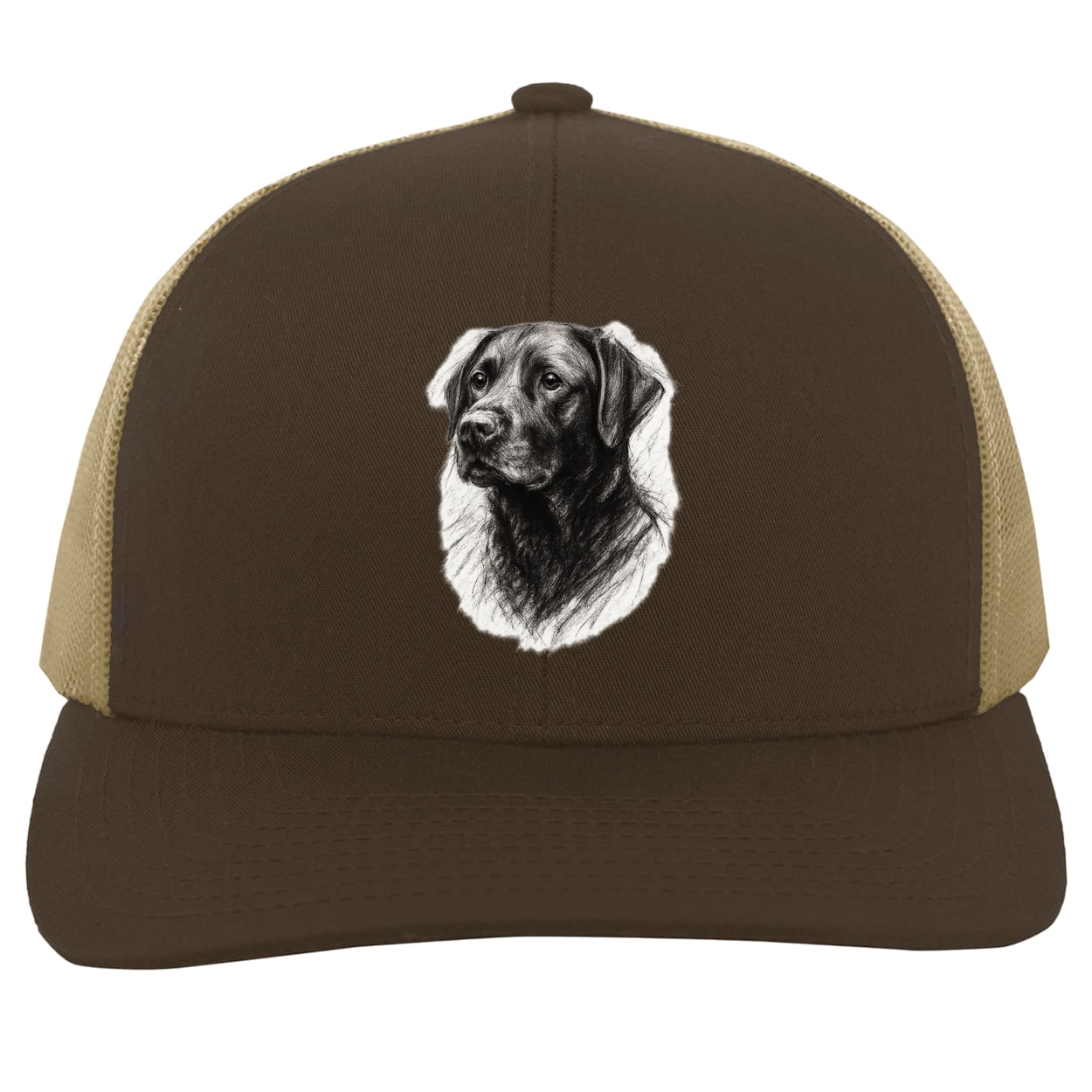 104C Trucker Snap Back - Brown/Khaki