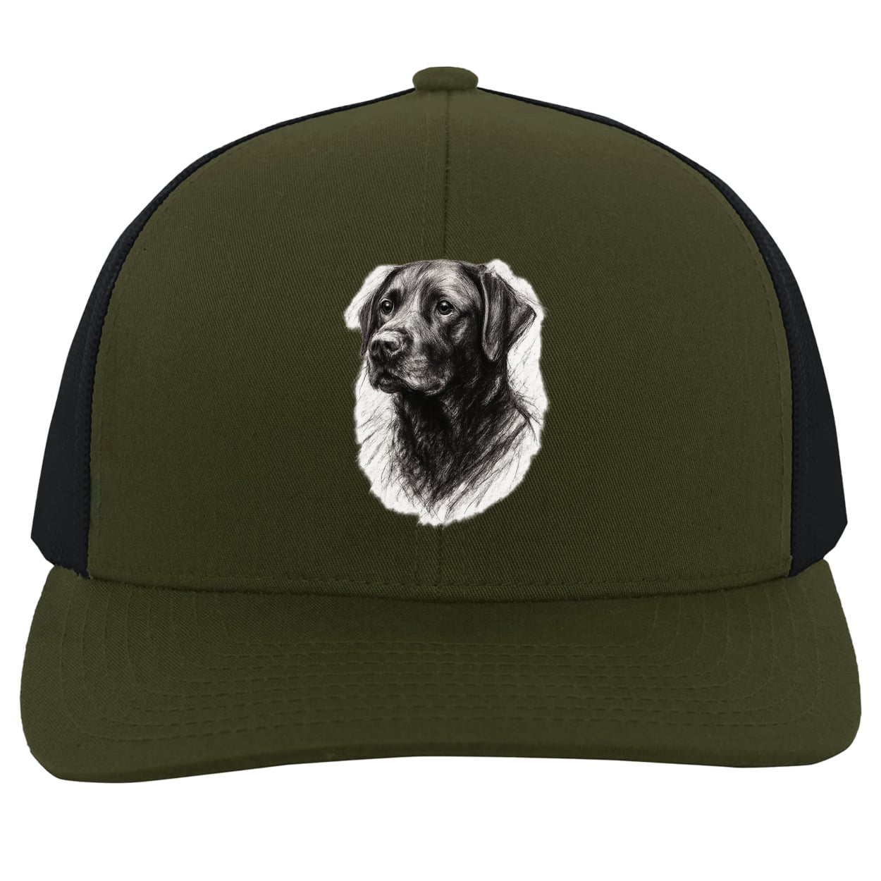 104C Trucker Snap Back - Moss/Charcoal