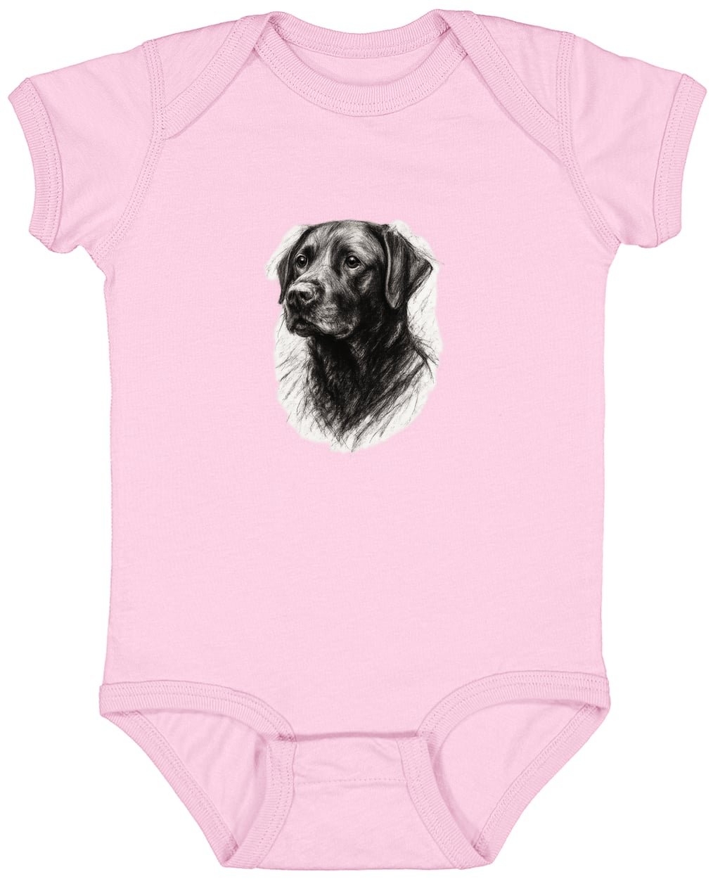 4424 Infant Fine Jersey Bodysuit - Pink
